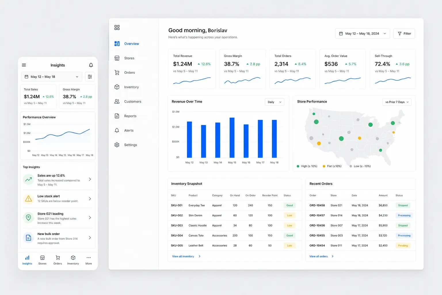 Pulse Retail project preview